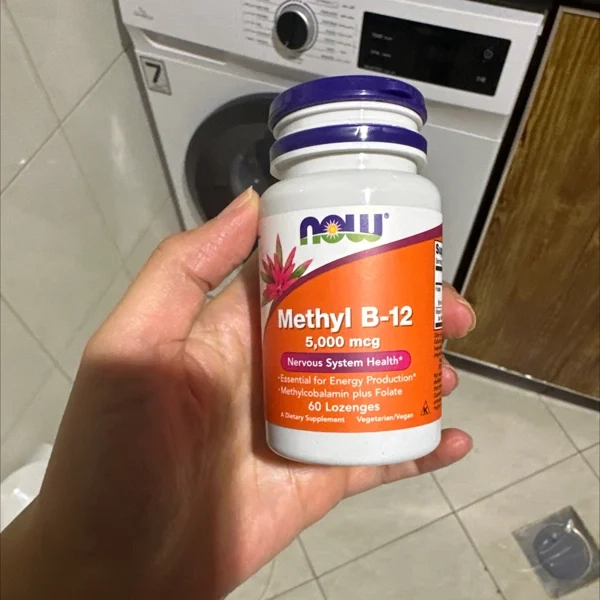 قرص مکیدنی ویتامین B-12 برند NOW Foods – 5000 میکروگرم، 60 عدد