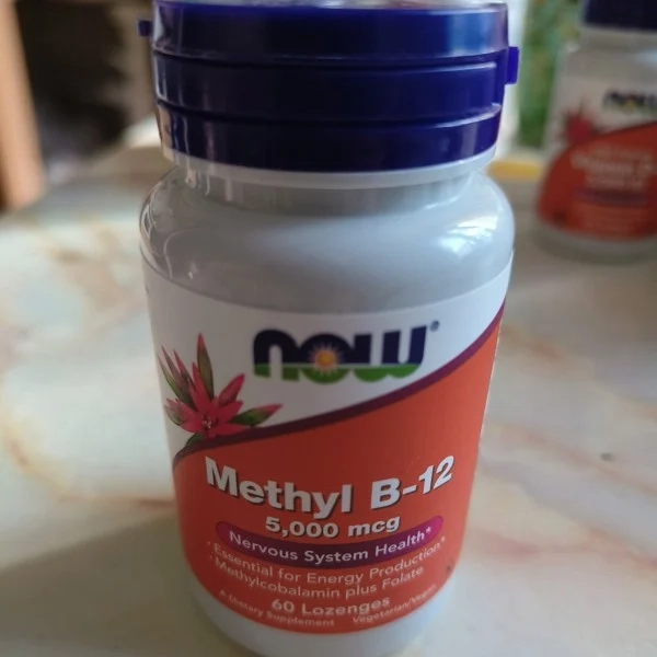 قرص مکیدنی ویتامین B-12 برند NOW Foods – 5000 میکروگرم، 60 عدد