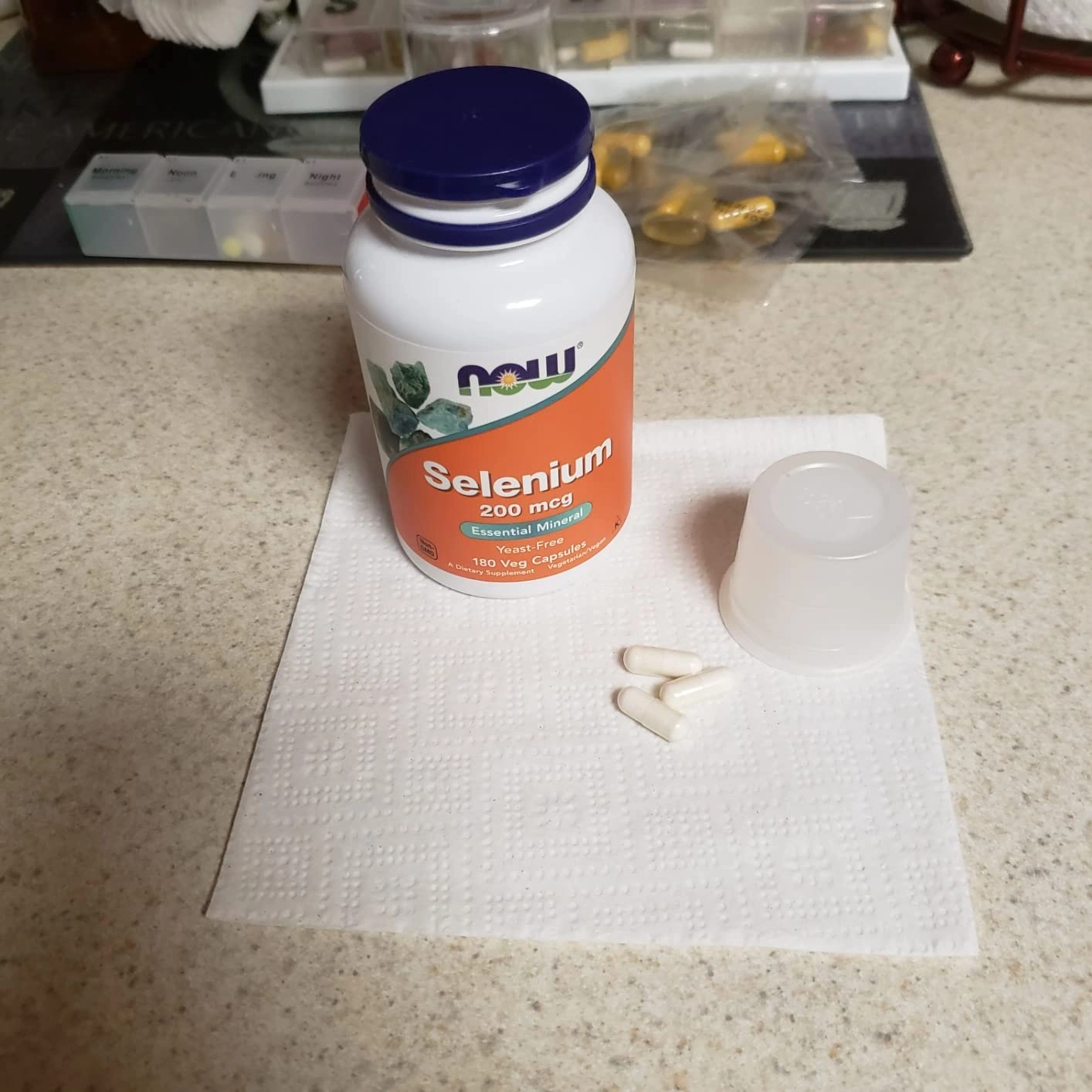 سلنیوم ۱۰۰ میکروگرم ناو فودز (NOW Foods Selenium 100 mcg)
