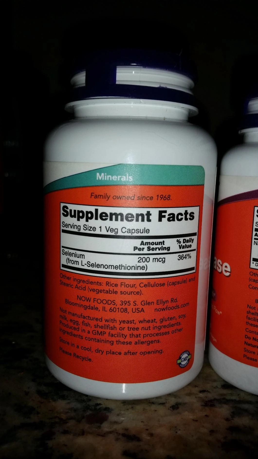سلنیوم ۱۰۰ میکروگرم ناو فودز (NOW Foods Selenium 100 mcg)